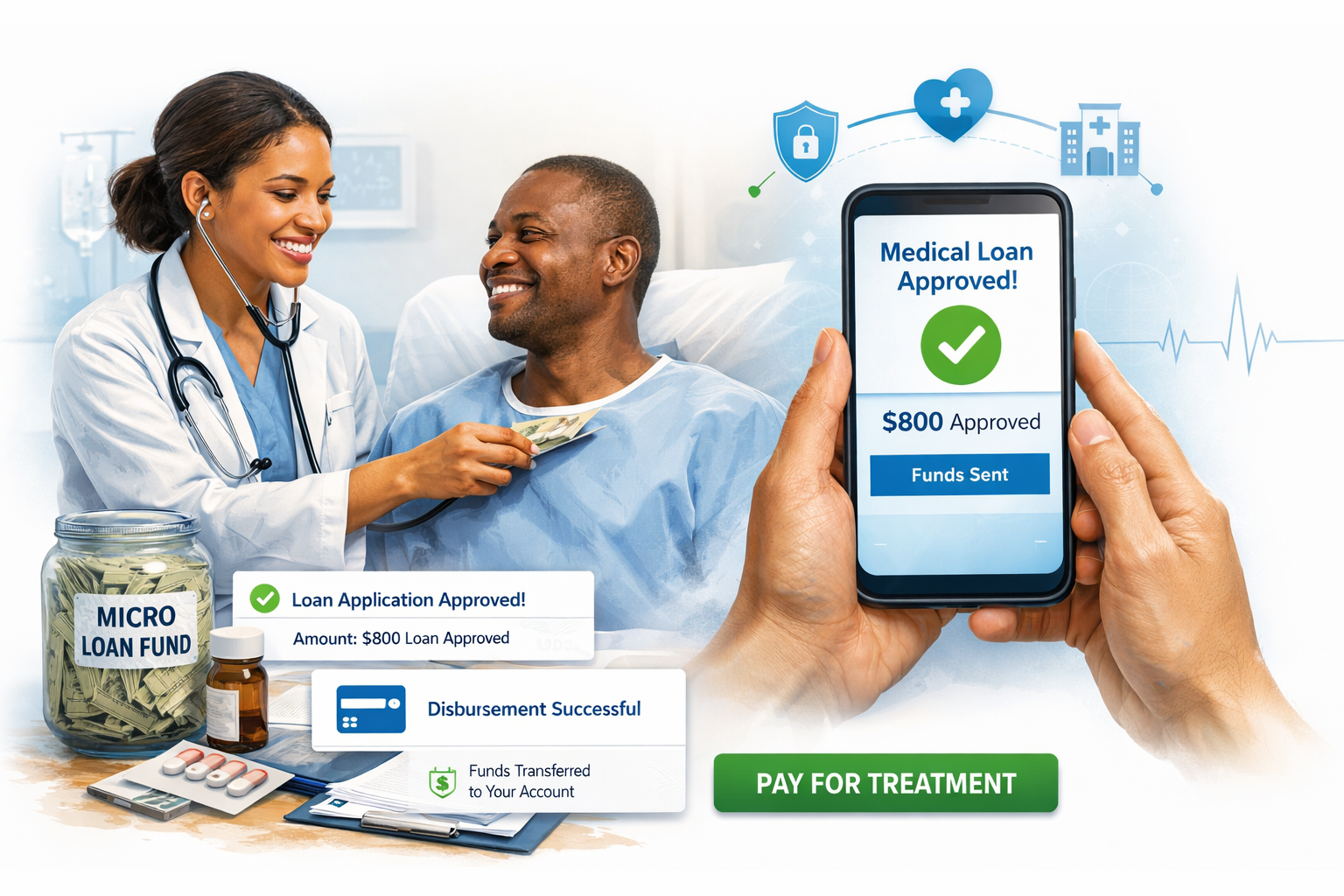 Medical Micro Loan Illustration